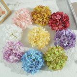 3Pcs Artificial Hydrangea Flowers for Home Wedding Decor