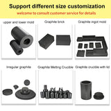 1-3kg High Purity Graphite Ingot Bar for Silver Copper Casting