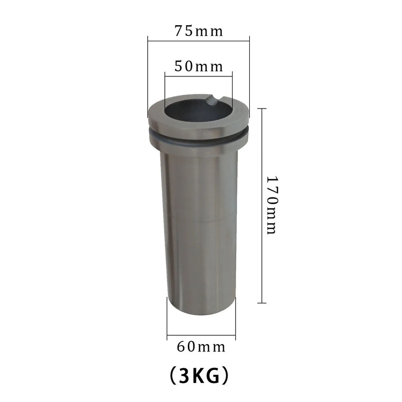 1-3kg High-Purity Graphite Crucible for Melting Precious Metals