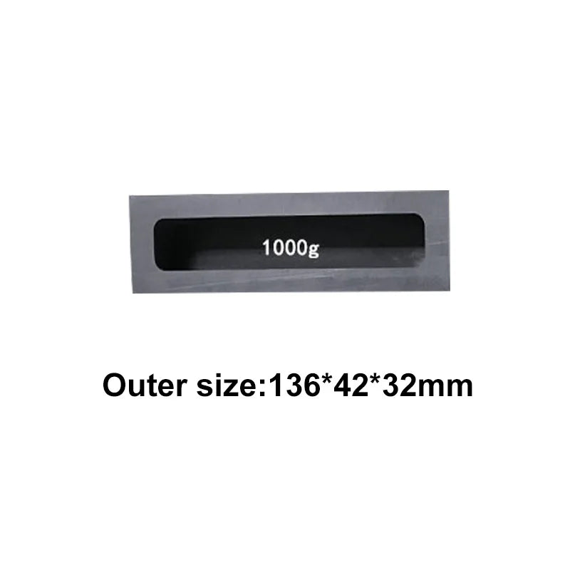 3kg High Purity Graphite Ingot Bar for Jewelry Making
