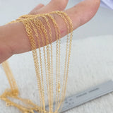 1.3mm Flat Chain 14KGF Filled Chain Stamp