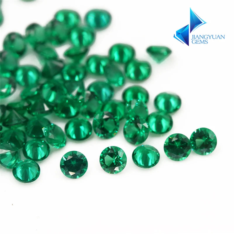1~3mm Green Nano Synthetic Gems For Jewelry Stone