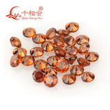 Natural Mozambique Garnet Stone 1-3mm Round Shape DIY Jewelry Loose Gemstone