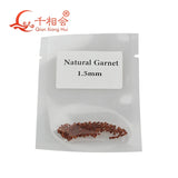 Natural Mozambique Garnet Stone 1-3mm Round Shape DIY Jewelry Loose Gemstone