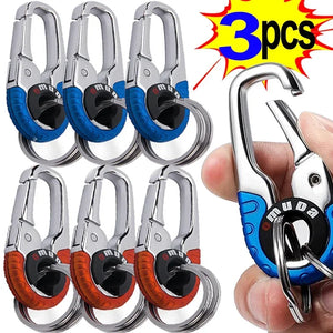 Car Keychain Stainless Steel Creative Key Holder Keyring Men Chain