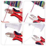 3pcs Stainless Steel Needle Nose Pliers Set Jewelry Making DIY Tools
