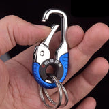 Stainless Steel Key Holder Car Keychain Keyring for Men