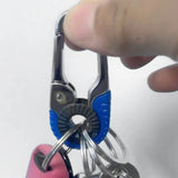 Stainless Steel Key Holder Car Keychain Keyring for Men