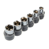 1/4 Ratchet Wrench Spanner 6 Sockets 10 Bits Professional Tools Nut Screw