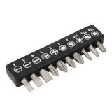 1/4 Ratchet Wrench Spanner 6 Sockets 10 Bits Professional Tools Nut Screw