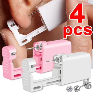 Disposable Ear Piercing Set Safe Painless Sterile Tool for Earrings