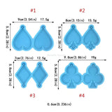 Playing Card Earring Pendant Resin Molds for DIY Jewelry Making