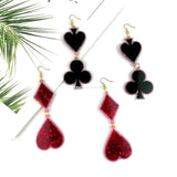 Playing Card Earring Pendant Resin Molds for DIY Jewelry Making