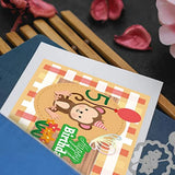 Animal Theme Die Cutting Giraffe Monkey Lion Metal Template for Card Making
