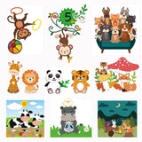Animal Theme Die Cutting Giraffe Monkey Lion Metal Template for Card Making