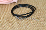 Cotton Waxed Cord Necklace Chain Lobster Clasp DIY Jewelry Making Findings