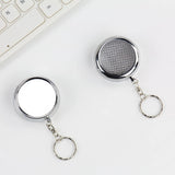 Round Ashtray Keychain Mini Cigarette Metal Pocket Smoke Ash Tray