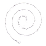 Cylinder Chain for Women Men DIY Necklace Stainless Steel Gift