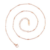 Cylinder Chain for Women Men DIY Necklace Stainless Steel Gift