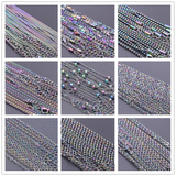 Stainless Steel Chains 40+5cm Rainbow Necklace Choker