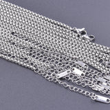 Popcorn Chain Necklaces Stainless Steel Jewelry On The Neck Collar