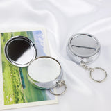 Metal Pill Box Keychain Case Portable Organizer DIY Jewelry Finding