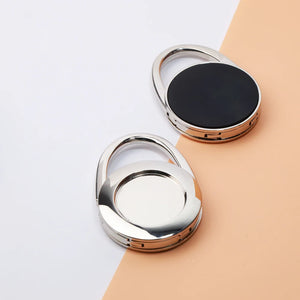 10pcs Portable Folding Purse Hook Crystal Handbag Holder 30mm Blank DIY Crafts