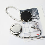 10pcs Portable Folding Purse Hook Crystal Handbag Holder 30mm Blank DIY Crafts