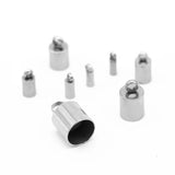 Stainless Steel Tassel Cord End Caps for DIY Jewelry Making