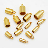 Stainless Steel Tassel Cord End Caps for DIY Jewelry Making