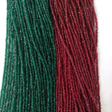 1.5mm Faceted Natural Stone Small Bead DIY Jewelry