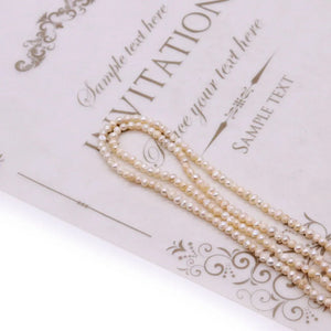 1.5-3mm Small Grain Round Pearl Jewelry Set