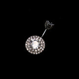 925 Sterling Silver Zircon Navel Piercing Belly Button Rings - Body Decorations
