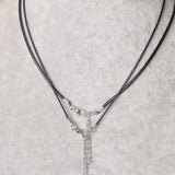 1.5 mm/2mm Leather Cord Wax Rope Chain Necklace DIY Jewelry Accessories
