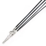 1.5 mm/2mm Leather Cord Wax Rope Chain Necklace DIY Jewelry Accessories