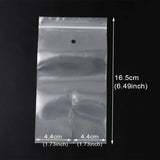 1-50pcs Plastic Zip Bags Jewelry Chain Storage Transparent Poly Clear Bag