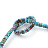 6mm Cotton Cord Round Fabric Ethnic Rope for DIY Bracelets - 1 Meter