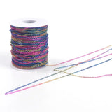 Rainbow 1.5mm Oval Link Chains for Jewelry Making DIY
