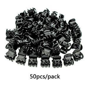1.5cm 50pcs Small Hair Claw Clip for Women Girls Hair Accessories