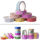 1.5cm DIY Onion Powder Printing Paper Tape Hand Tear Decoration Sticker