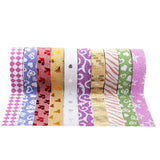 1.5cm DIY Onion Powder Printing Paper Tape Hand Tear Decoration Sticker
