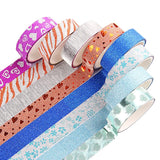 1.5cm DIY Onion Powder Printing Paper Tape Hand Tear Decoration Sticker