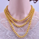 Glass Pearl Necklace Women's Knot Multi-Layer Sweater Chain