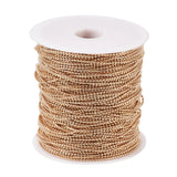 1.5mm Iron Ball Bead Chains 100m/roll 7 Colors for Jewelry Making