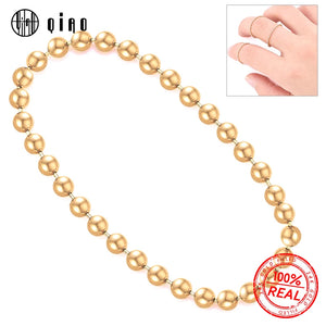 1.5mm 14K Filled Ball Ring Beaded Style Wedding Band Ring For Women Girls