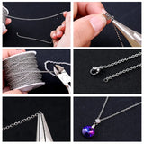 Stainless Steel Link Cable Chain 1.5mm/2.0mm with Clasps - D