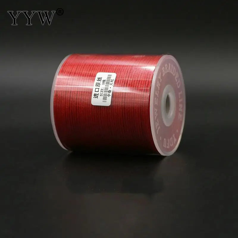 1.5mm 281m Cotton Cord Nylon Thread DIY Rope Bead Bracelet Jewelry Red