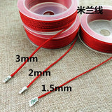 Nylon String Satin Silk Braided Cord for Jewelry Making - 3mm