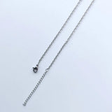 1.5mm 2mm Stainless Steel Link Chain Necklaces 100pcs