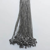1.5mm 2mm Stainless Steel Link Chain Necklaces 100pcs
